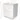 Witte badkamermeubelset met twee soft-close lades, rechthoekige vorm en modern design. Perfect voor compacte badkamers.
