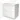 White Bathroom unit with two drawers, modern design and high-gloss finish, ideal for a stylish and organised bathroom.