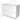 Wit hangend badkamermeubel met twee softclose lades, keramische wastafel en strak design voor moderne badkamers.