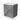 Grey bathroom cabinet with white basin, two drawers, and subtle wood structure; elegant and practical storage solution.