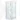 Glass shower enclosure with frosted glass, silver profile and pivot door, perfect for a modern bathroom.
