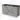 Grey wood-look bathroom unit with black basin, two wide drawers and metal handles, ideal for modern bathrooms.
