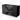 Black bathroom furniture set with double basin, modern drawer handles and sleek design, perfect for a stylish bathroom.