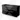 Black double vanity unit with glossy surface, practical drawers and modern design, perfect for a stylish bathroom.