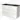 White Bathroom unit with three drawers and black marble basin worktop, sleek and modern design for a contemporary bathroom.