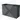 Dark grey bathroom cabinet with three soft-close drawers and black basin, modern design made of durable materials.