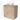 Wooden bathroom unit with two drawers, beige colour, incl. white top washbasin; ideal for a modern bathroom.