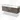 Donkere houten badkamermeubel met dubbel wastafelblad, modern design en ruime opberglades.