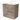 Houten badkamermeubel met witte keramische wastafel, 2 soft-close lades, modern design in eiken look.
