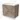 Houten badkamermeubel met twee lades, wit wastafelblad, modern design, ideaal voor compacte badkamers.