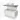 White bathroom unit with grey vanity units for countertop basin worktop and round basin worktop, sleek design, perfect for a modern bathroom design.