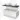 White floating bathroom unit with double vanity units for countertop wash basins, black shelf and clean lines - stylish storage solution for modern bathrooms.