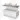 White bathroom furniture set with wooden worktop, two surface-mounted bowls and sleek design, ideal for a modern bathroom design.
