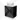 Black bathroom furniture set with white ceramic countertop wash basin, modern design, suitable for stylish bathroom design.
