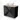 Black bathroom cabinet with wooden worktop and white bowl-shaped basin, modern look, ideal for functional bathroom storage.