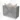 Modulo Plato Slim Vanity units for countertop basin | 100 cm Light grey concrete Flat front Light brown oak worktop 2 Stacked drawers BMK37-01671