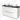 White bathroom unit with black worktop, two round basins, modern design, spacious storage drawers.
