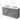 Modulo Plato Vanity units for countertop basin | 160 cm Mid grey Flat front Matte white worktop 4 high drawers BMK14-00472