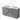 Modulo Plato Vanity units for countertop basin | 160 cm Mid grey Handle-less front High-gloss white worktop 4 high drawers BMK14-00485