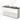 Modulo Plato Vanity units for countertop basin | 160 cm High-gloss white Flat front Dark brown oak worktop 4 high drawers BMK14-00497