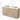 Modulo Plato Vanity units for countertop basin | 160 cm Light brown oak Flat front Matte white worktop 4 high drawers BMK14-00605