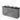Modulo Plato Vanity units for countertop basin | 160 cm Mid grey Slat front Matte black worktop 4 high drawers BMK14-00477