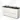 Modulo Plato Vanity units for countertop basin | 160 cm Matte white Flat front Matte black worktop 4 high drawers BMK14-00512