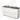 Modulo Plato Vanity units for countertop basin | 160 cm Matte white Flat front Dark brown oak worktop 4 high drawers BMK14-00518