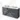 Modulo Plato Vanity units for countertop basin | 160 cm Dark grey Slat front High-gloss white worktop 4 high drawers BMK14-00541