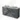 Modulo Plato Vanity units for countertop basin | 160 cm Dark grey Slat front Light grey oak worktop 4 high drawers BMK14-00543