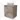 Beige badkamermeubel met twee lades en witte keramische waskom, compact design voor moderne badkamers.