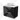 Black bathroom unit with two drawers, white ceramic vanity units for countertop wash basin, modern design, ideal for stylish bathroom design.