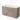 Tweepersoons wastafelmeubel in taupe met twee lades en witte keramische wasbak, ideaal voor moderne badkamerinrichting.