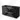 Black wooden bathroom unit with double drawers, slim aluminium handles and modern design to suit any bathroom style.