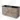 Breed badkamermeubel met dubbele zwarte wasbak, matbruine lades zonder grepen, modern design, perfect voor ruime badkamers.