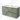 Double basin with green drawer cabinet, modern design, ideal for the bathroom, made of durable materials.