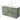 Groene dubbel wastafelmeubel met vier lades, strak design, perfect voor moderne badkamers.