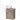 Beige badkamermeubel met houtlook blad en ronde witte waskom, compact design ideaal voor moderne badkamers.