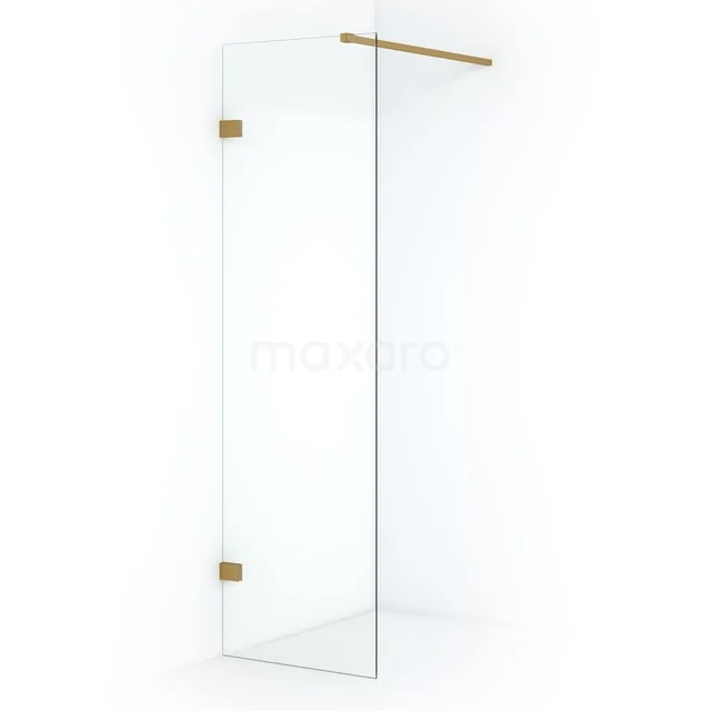 Diamond Inloopdouche | 50 cm Goud Helder glas Vaste wand IDA05120GG