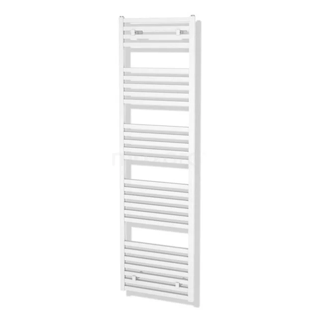 Zeus Handdoekradiator | 50x174 cm Hoogglans wit 1270 W att Aluminium Centrale verwarming DR57_0517GWN