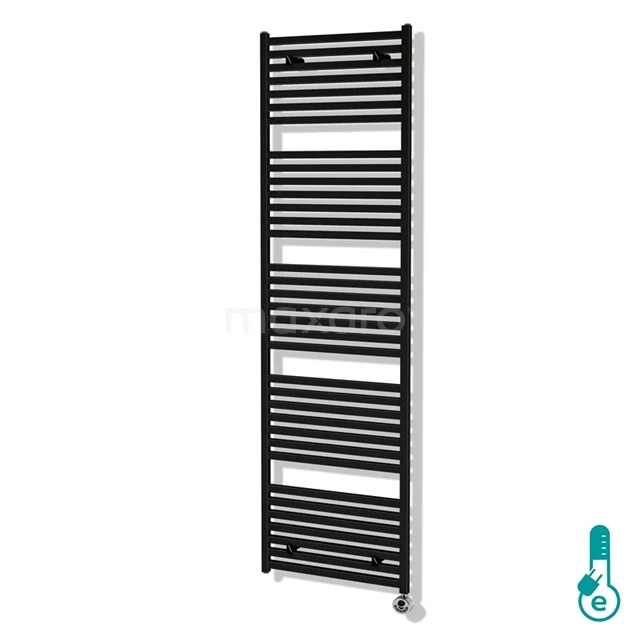 Zeus  Radiator Elektrisch | 60x204 cm Mat zwart 1933 W att Aluminium DR57_0620SBN-E