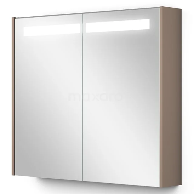 Spiegelkast Met Verlichting Modulo 80x70cm Taupe K99-0800-59008-02