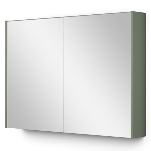 Spiegelkast Met Verlichting Modulo 100x70cm Saliegroen K99-1000-59009-12