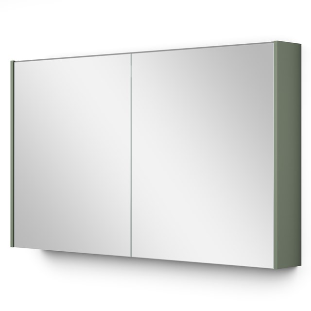 Spiegelkast Met Verlichting Modulo 120x70cm Saliegroen K99-1200-59009-12