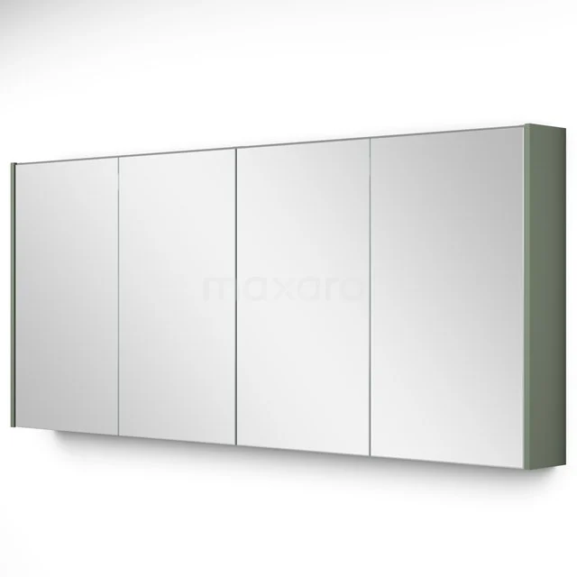 Spiegelkast Met Verlichting Modulo 160x70cm Saliegroen K99-1600-59009-12