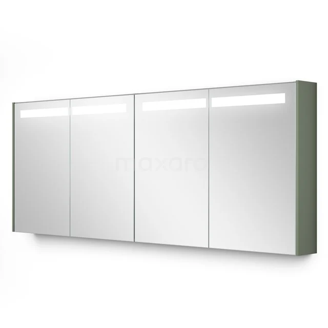 Spiegelkast Met Verlichting Modulo 180x70cm Saliegroen K99-1800-59008-12