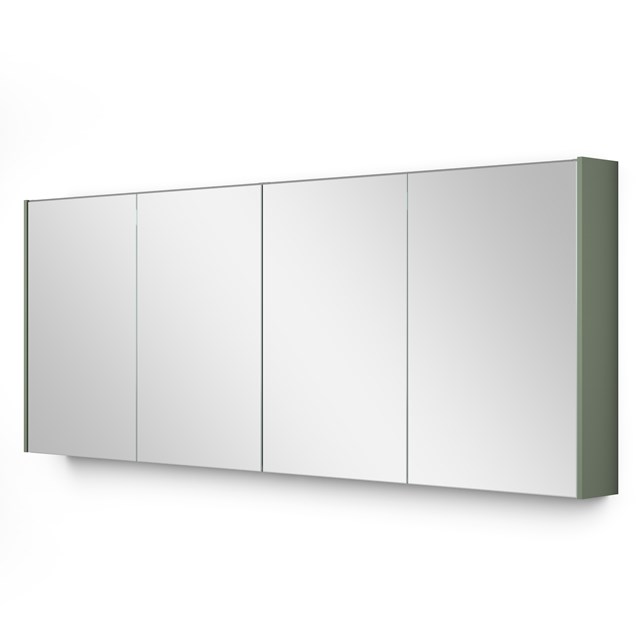 Spiegelkast Met Verlichting Modulo 180x70cm Saliegroen K99-1800-59009-12