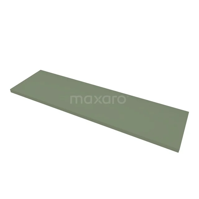Modulo Basin worktop | 160 cm Sage green T06-1600-31200