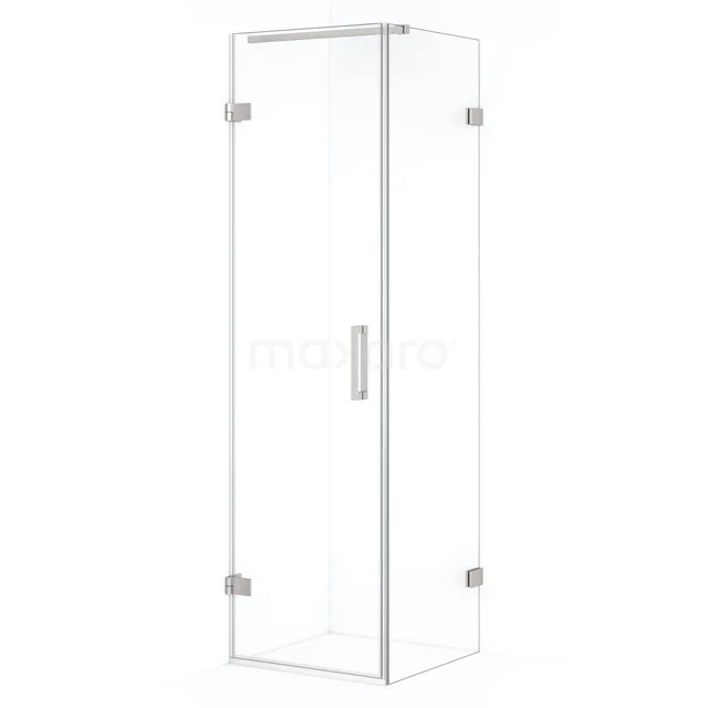 Diamond Shower enclosure | 60x50 cm Stainless steel Clear glass Pivot door Rectangle CDA210605120BR