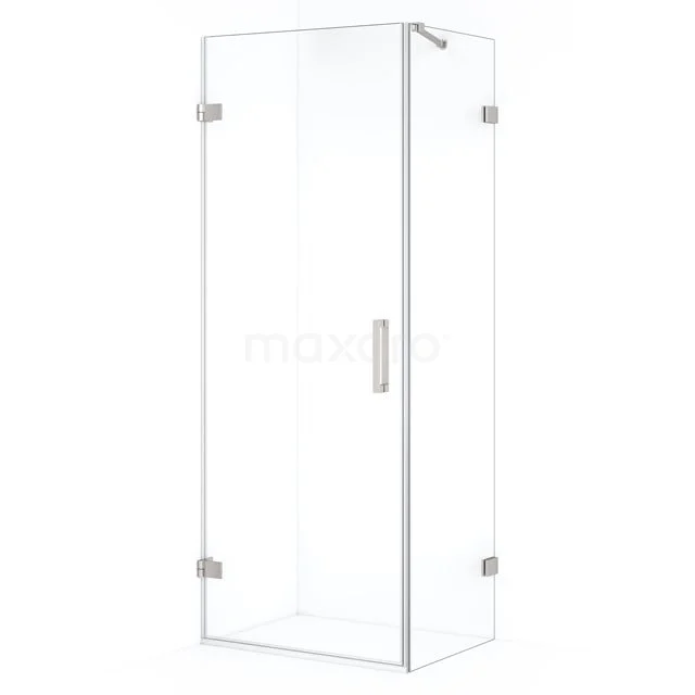 Diamond Douchecabine | 70x60 cm Rvs Helder glas Draaideur Rechthoek CDA210706220BR